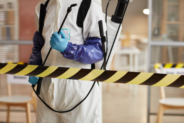 Professional Biohazard Cleanup technician working in Medford, WI